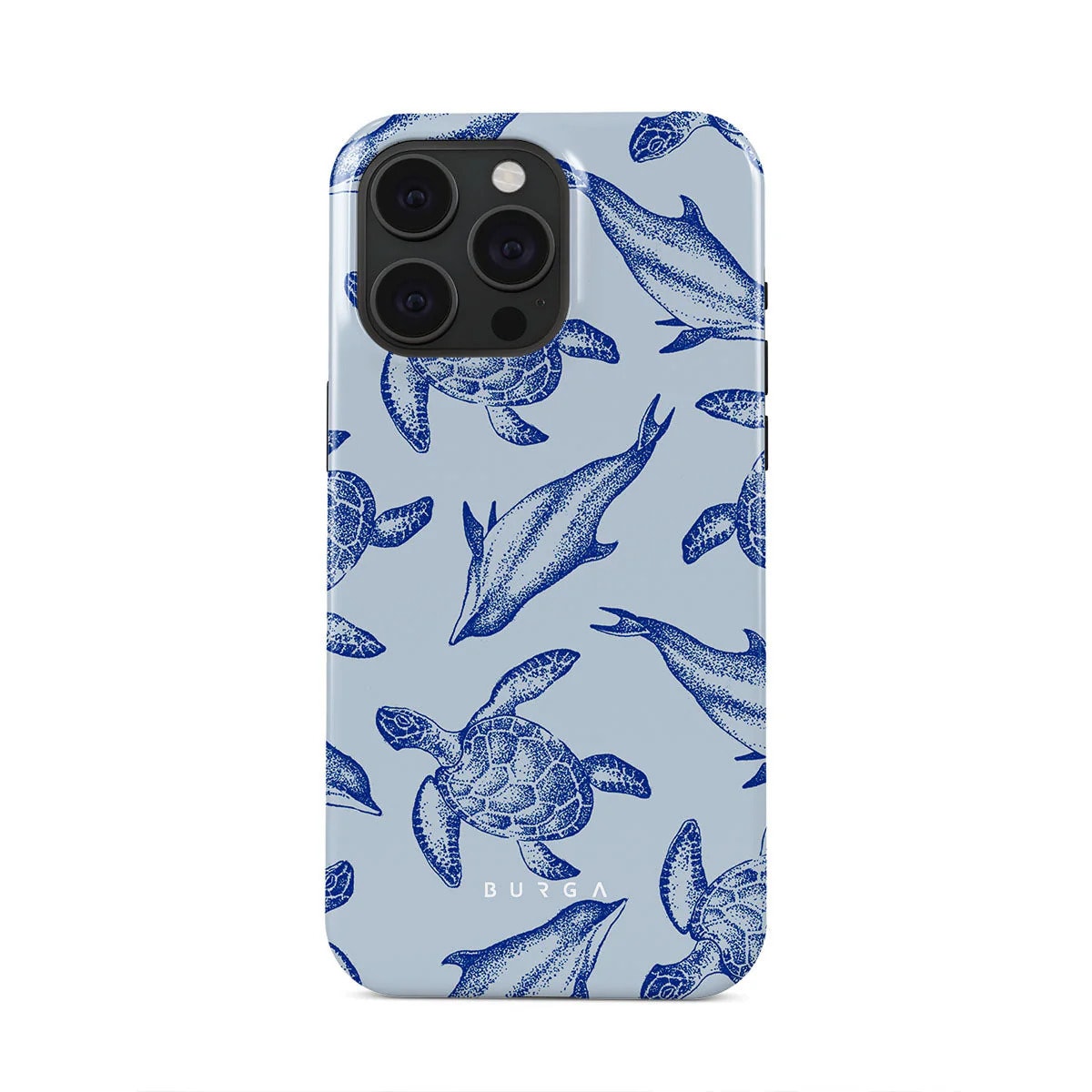 Prémium Burga Tough "Aquatic Dance" tok iPhone 15 Pro Max készülékhez
