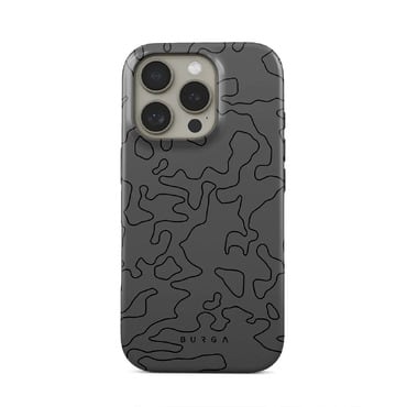 Prémium Burga Tough "Black Rock" tok iPhone 16 Pro készülékhez