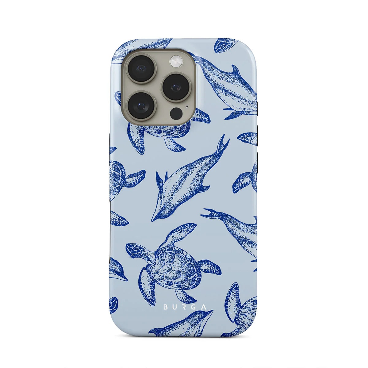 Prémium Burga Tough "Aquatic Dance" tok iPhone 16 Pro Max készülékhez