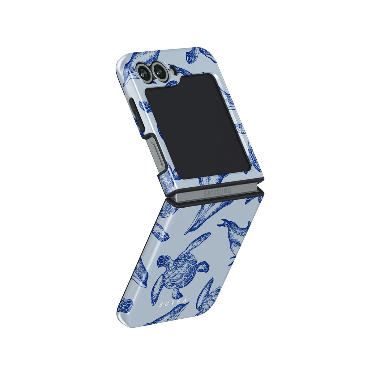 Prémium Burga Tough "Aquatic Dance" tok Samsung Z Flip6 készülékhez
