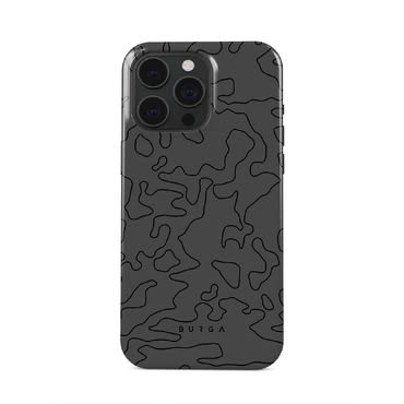 Prémium Burga Tough "Black Rock" tok iPhone 15 Pro Max készülékhez