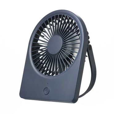 Techsuit "Mini Fan" prémium hordozható ventilátor – rendkívül kisméretű, praktikus állvánnyal – kék