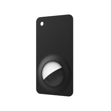 Prémium kártyaméretű tok "Mobile Origin" Apple AirTag nyomkövetőhöz – fekete