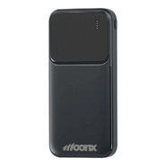 Power bank MOONX "MP01" 10000 mAh 20W, egy USB-C és két USB-A kimenettel – fekete Power bank MOONX "MP01" 10000 mAh 20W, egy USB-C és két USB-A kimenettel – fekete