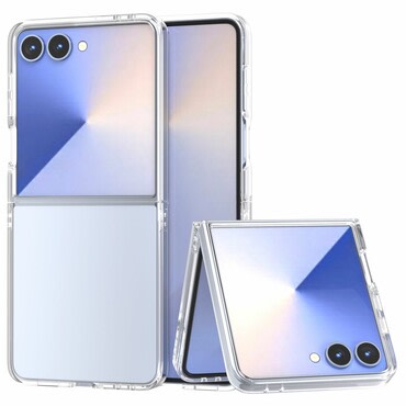 Kemény tok Samsung Galaxy Z Flip7 készülékekhez - átlátszó