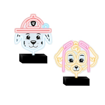 Mancs Őrjárat – Paw Patrol™ dekoratív LED neon lámpa – álló – Marshall + Skye