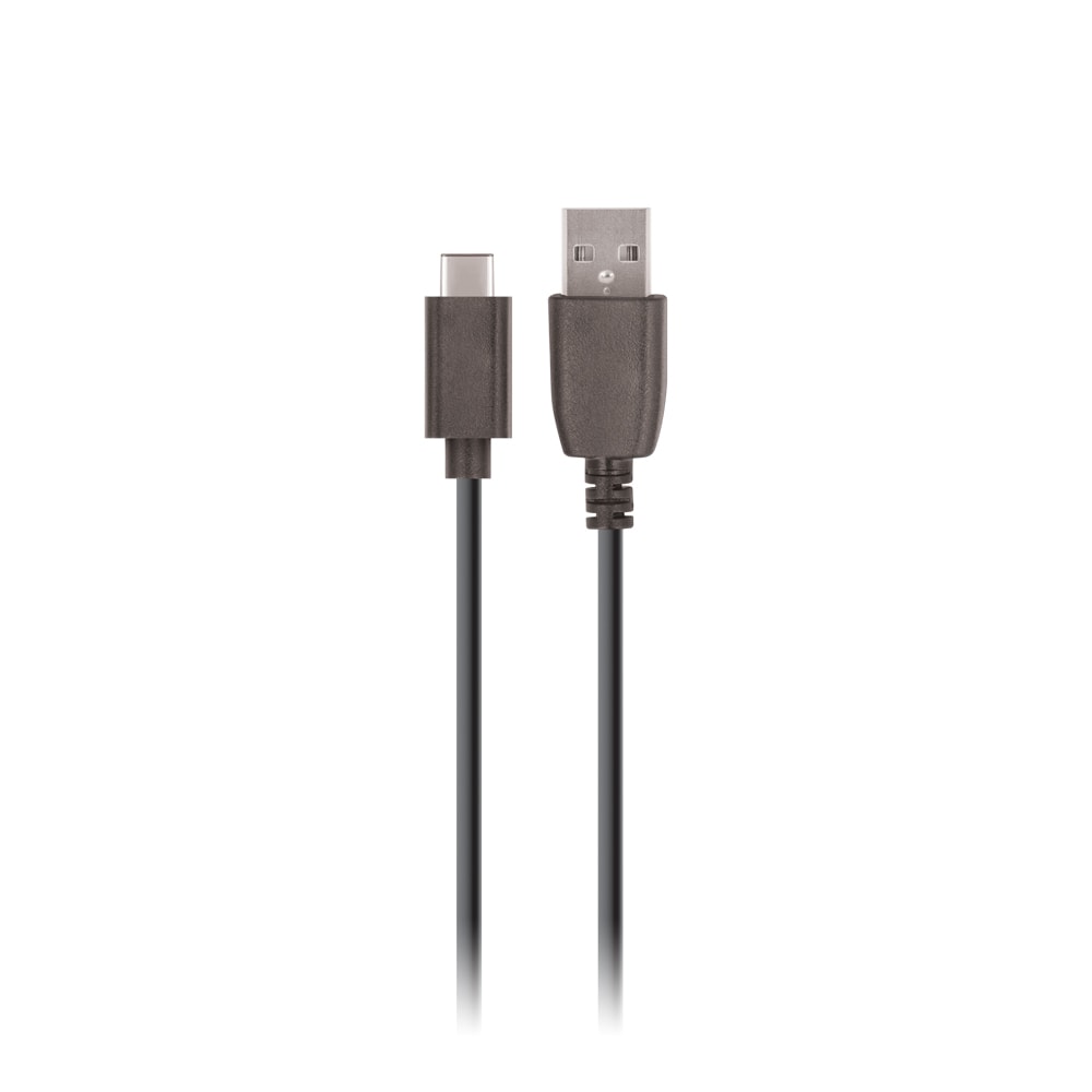 Maxlife "Charge" töltő- és adatkábel USB-C–USB-A QC 3.0-val és 2A-rel - 3 m - fekete