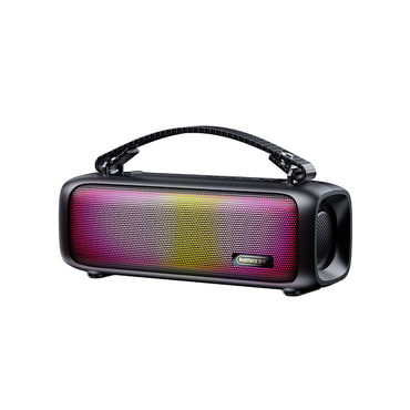 BassGlow PartyBox Bluetooth hangszóró - hordozható hangszóró erőteljes basszussal és RGB világítással minden bulira