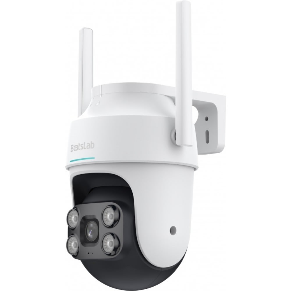Biztonsági kamera Botslab Pro "W312" 2.5K Wi-Fi-vel, IP66 védelemmel és fényriasztóval – fehér