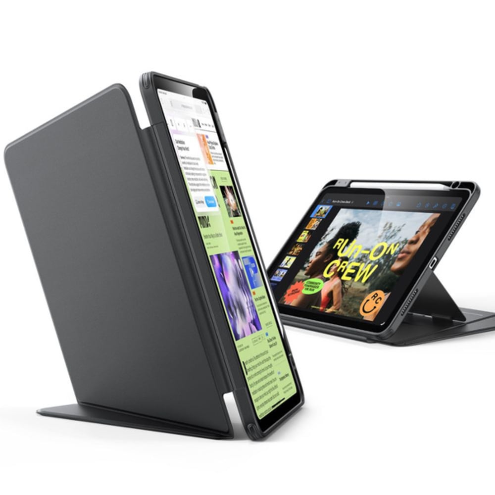 Hibrid tok ESR "Flip" iPad Air 2020 / iPad Air 2022 / iPad Air 11 2024 / iPad Air 11 2025 készülékhez – fekete