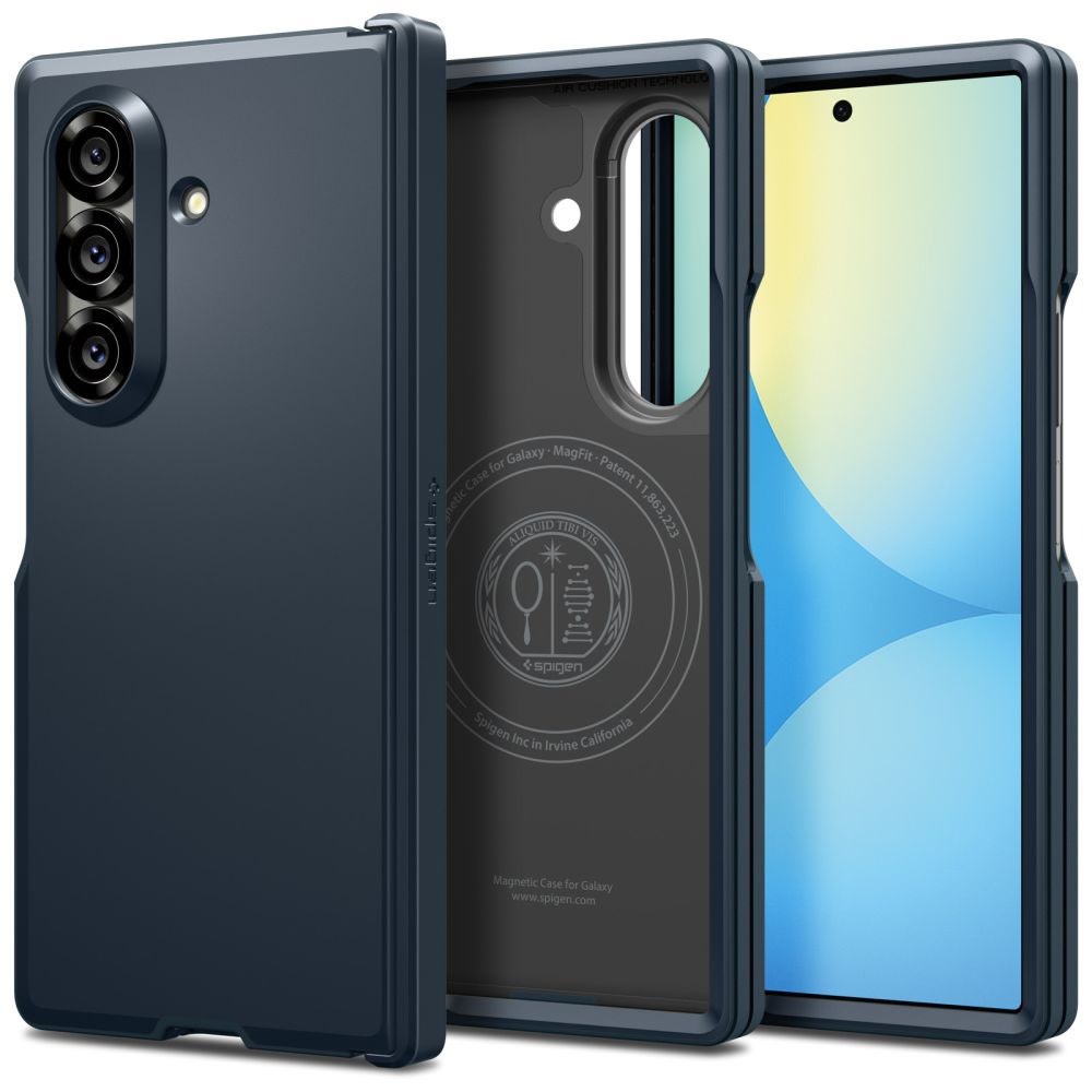 Tok Spigen "Tough Armor MagFit Pro" Samsung Galaxy Z Fold7 készülékekhez - metal slate