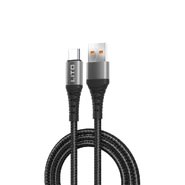 USB-A–USB-C töltő- és adatkábel Lito "LD08T" gyorstöltéssel – 2m – fekete