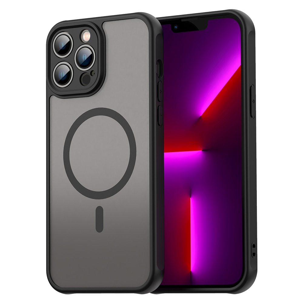 Hibrid tok "HaloFrost II MagSafe" iPhone 13 Pro készülékekhez - black