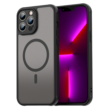 Hibrid tok "HaloFrost II MagSafe" iPhone 13 Pro Max készülékekhez - black