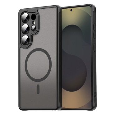 Hibrid tok "HaloFrost II MagSafe" Samsung Galaxy S25 Ultra készülékekhez - black