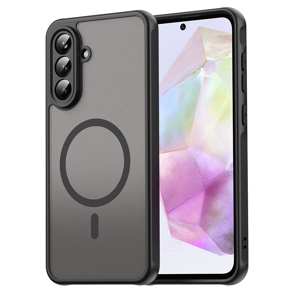 Hibrid tok "HaloFrost II MagSafe" Samsung Galaxy A56 készülékekhez - black