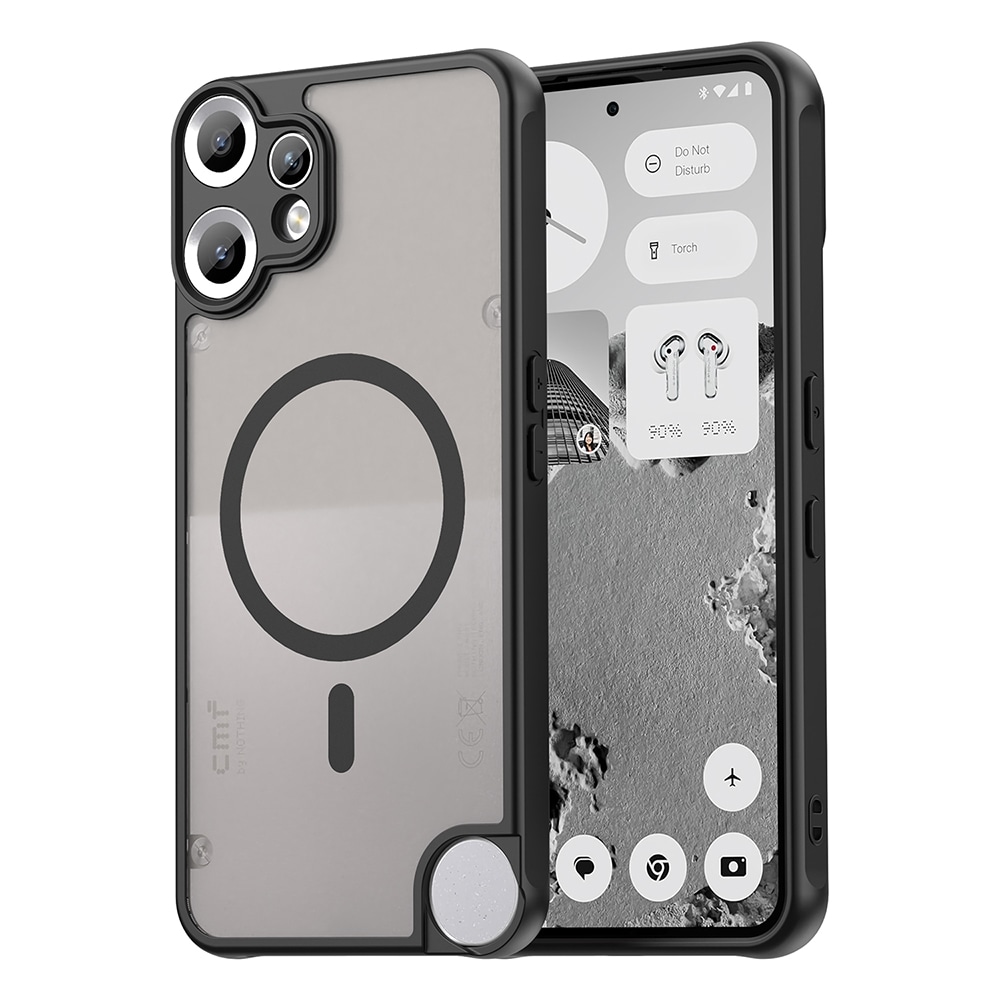 Hibrid tok "HaloFrost II MagSafe" Nothing CMF Phone 2 Pro készülékekhez - black