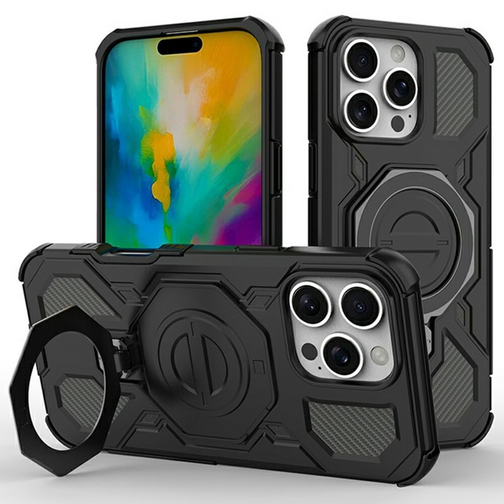 Hibrid tok "Carbon Shield Pro" iPhone 16 Pro Max készülékekhez - black