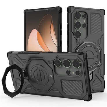 Hibrid tok "Carbon Shield Pro" Samsung Galaxy S24 Ultra készülékekhez - black