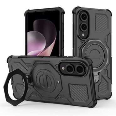 Hibrid tok "Carbon Shield Pro" Samsung Galaxy S25 Edge készülékekhez - black Hibrid tok "Carbon Shield Pro" Samsung Galaxy S25 Edge készülékekhez - black