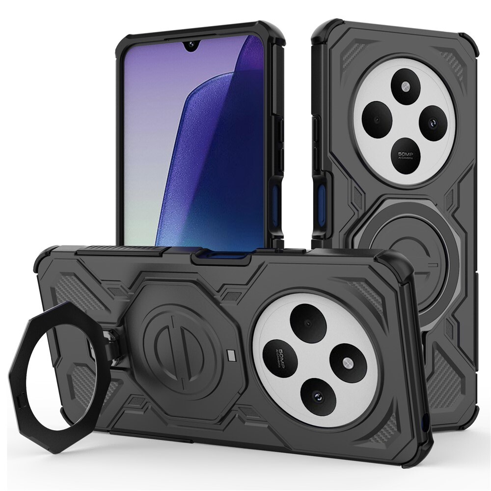 Hibrid tok "Carbon Shield Pro" Xiaomi Redmi 14C / Poco C75 készülékekhez - black