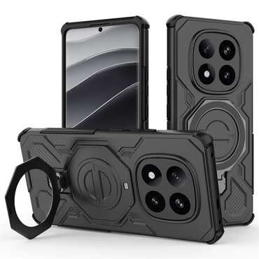 Hibrid tok "Carbon Shield Pro" Xiaomi Redmi Note 14 Pro Plus 5G készülékekhez - black