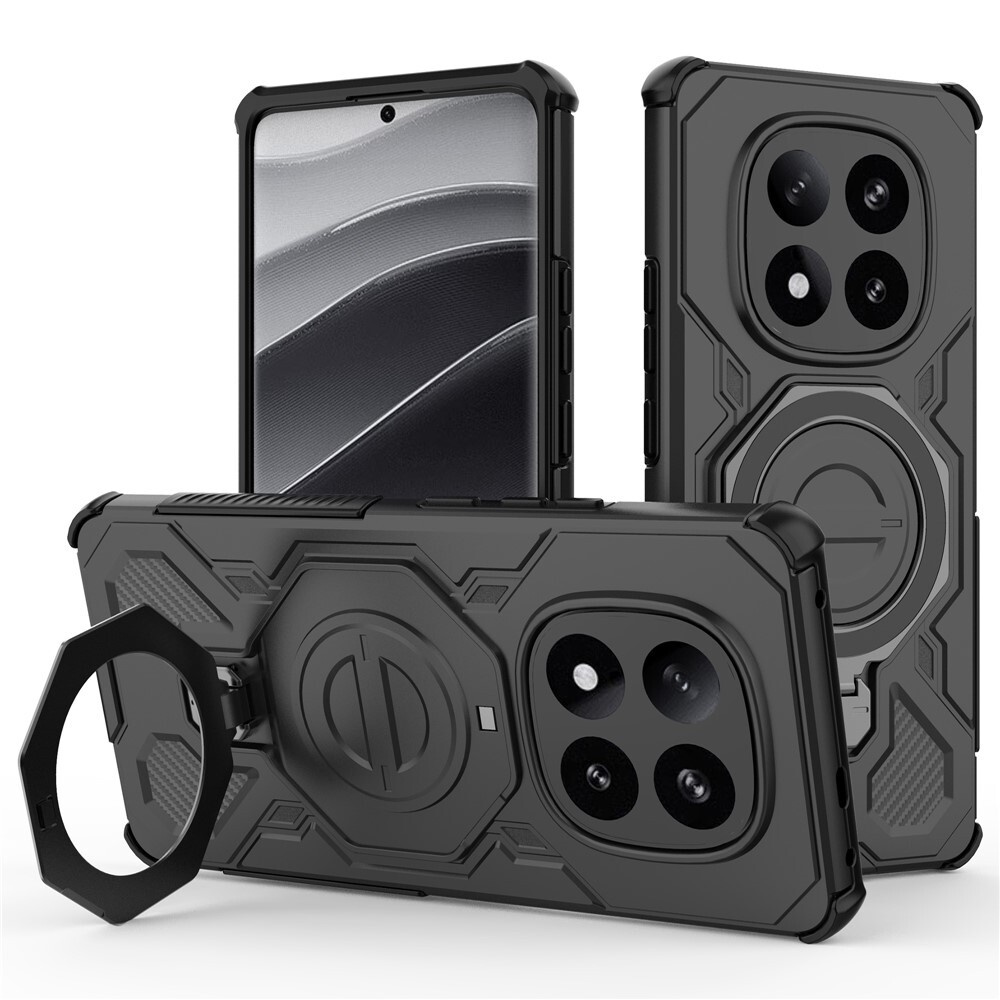 Hibrid tok "Carbon Shield Pro" Xiaomi Redmi Note 14 Pro 5G / Poco X7 készülékekhez - black