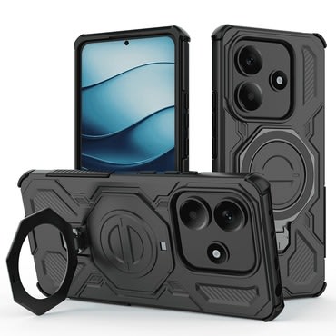 Hibrid tok "Carbon Shield Pro" Xiaomi Redmi Note 14 5G készülékekhez - black