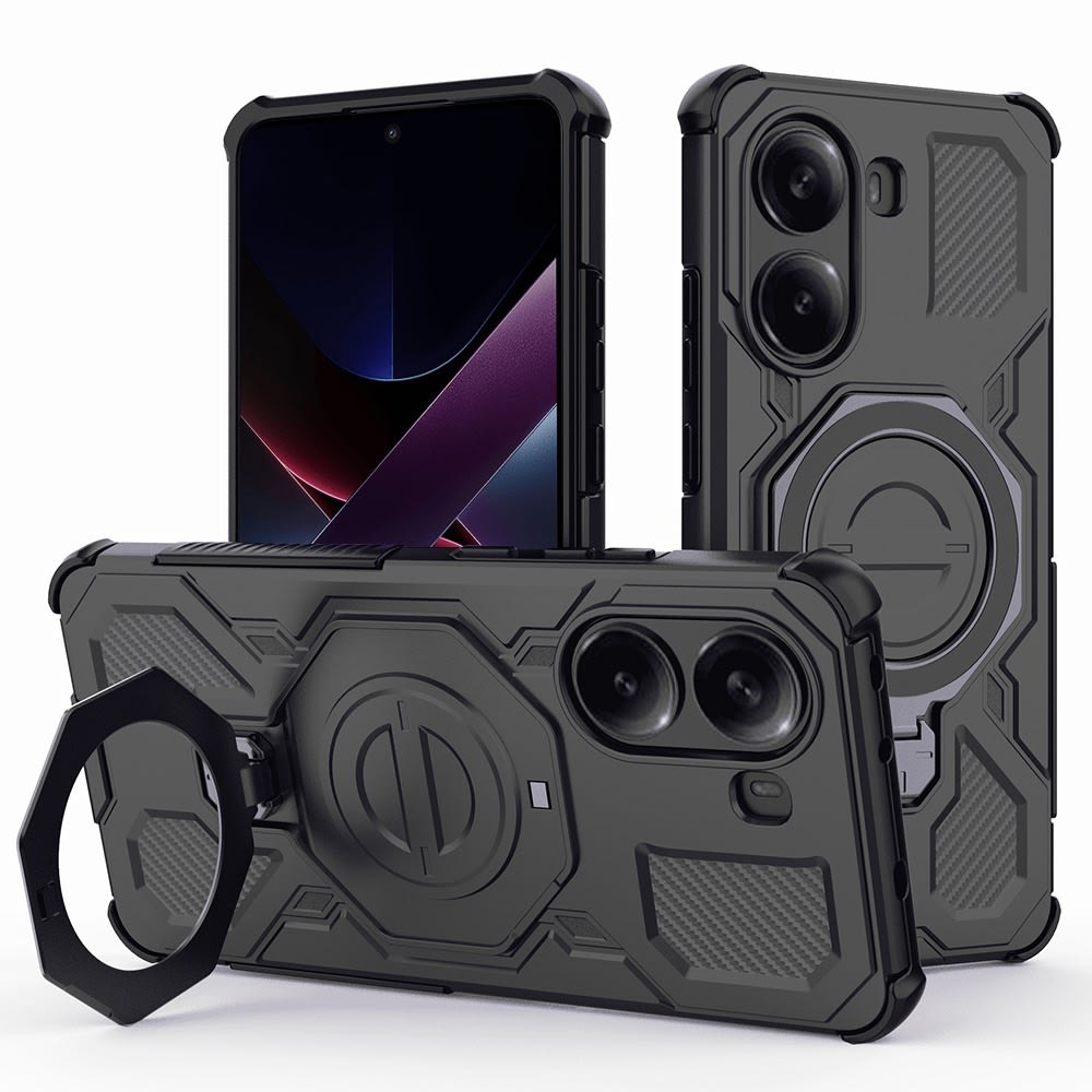 Hibrid tok "Carbon Shield Pro" Xiaomi Poco X7 Pro készülékekhez - black
