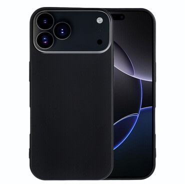 TPU gél tok iPhone 17 Pro készülékekhez - fekete TPU gél tok iPhone 17 Pro készülékekhez - fekete