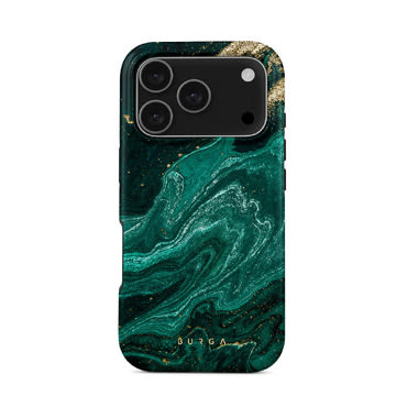 Prémium Burga Tough MagSafe "Emerald Pool" tok iPhone 17 Pro készülékhez