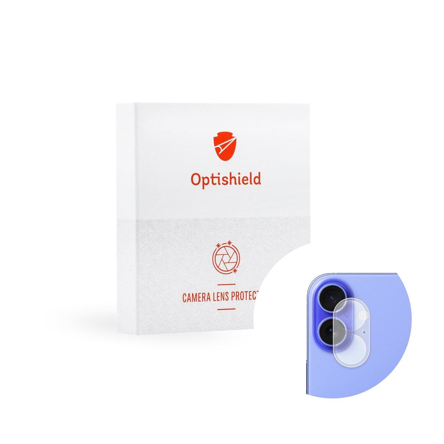 Optishield Pro csúcsminőségű üvegfólia hátsó kamerára Xiaomi Redmi A5 készülékekhez