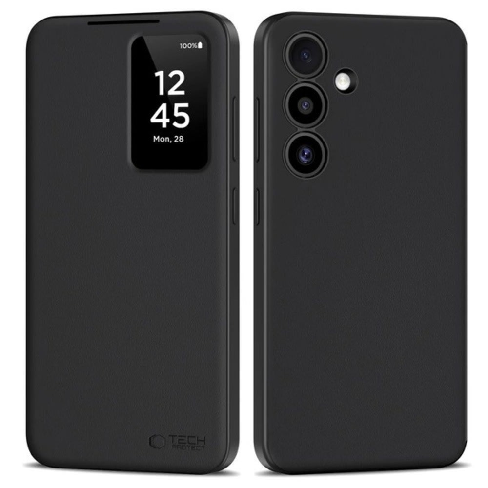 Tok Tech-Protect "Smart Wallet" Samsung Galaxy S25 készülékhez – matt fekete