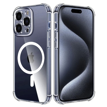 Hibrid tok Techsuit "Shockproof MagSafe" iPhone 15 Pro készülékekhez - clear