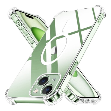Hibrid tok Techsuit "Shockproof MagSafe" iPhone 15 Plus készülékekhez - clear