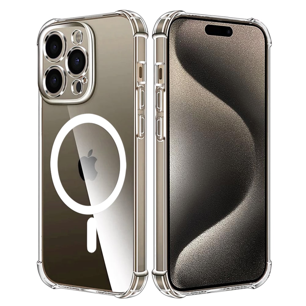 Hibrid tok Techsuit "Shockproof MagSafe" iPhone 15 Pro Max készülékekhez - clear