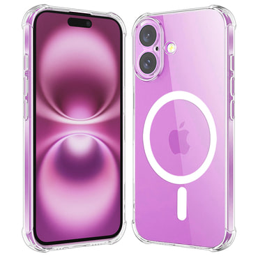 Hibrid tok Techsuit "Shockproof MagSafe" iPhone 16 Plus készülékekhez - clear