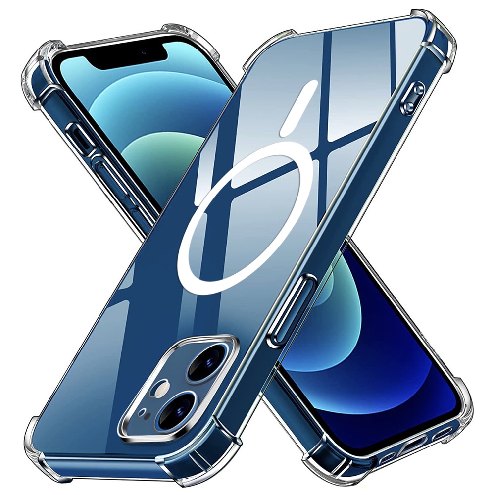 Hibrid tok Techsuit "Shockproof MagSafe" iPhone 12 készülékekhez - clear
