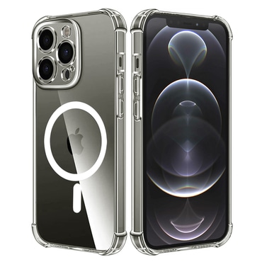 Hibrid tok Techsuit "Shockproof MagSafe" iPhone 12 Pro készülékekhez - clear