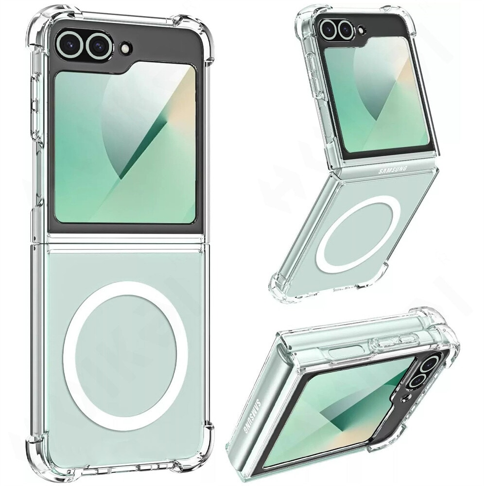 Hibrid tok Techsuit "Shockproof MagSafe" Samsung Galaxy Z Flip6 / Z Flip7 FE készülékekhez - clear