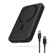 Power bank Baseus "Mini Air" 10000 mAh MagSafe vezeték nélküli töltéssel 15W és PD 20W, mellékelt USB-C–USB-C kábellel – fekete