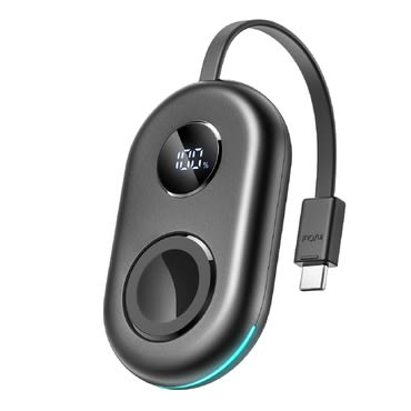 Power bank Joyroom "W09" vezeték nélküli töltéssel és USB-C kábellel Apple Watch-hoz, 2500 mAh – fekete Power bank Joyroom "W09" vezeték nélküli töltéssel és USB-C kábellel Apple Watch-hoz, 2500 mAh – fekete