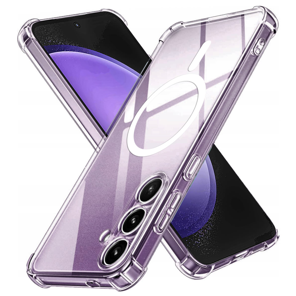 Hibrid tok Techsuit "Shockproof MagSafe" Samsung Galaxy S23 FE készülékekhez - clear