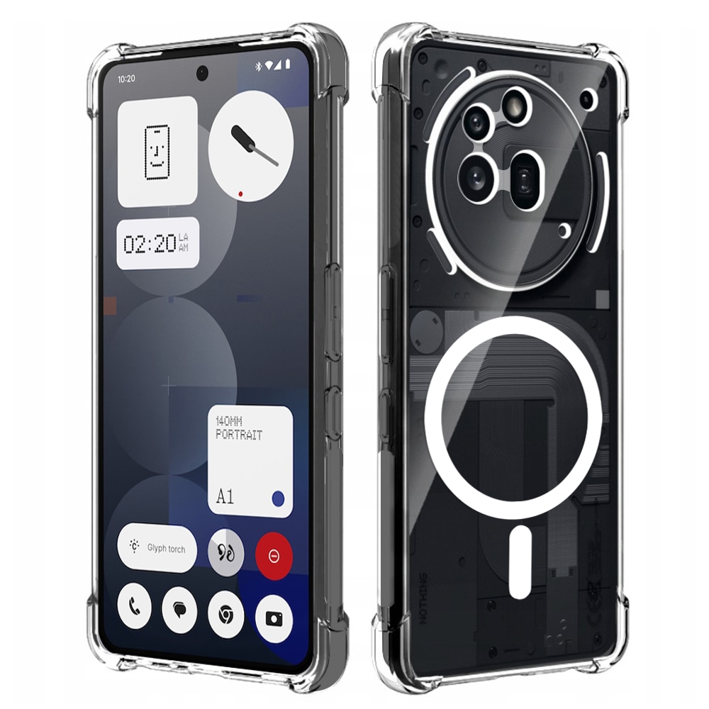 Hibrid tok Techsuit "Shockproof MagSafe" Nothing Phone (3a) Pro készülékekhez - clear
