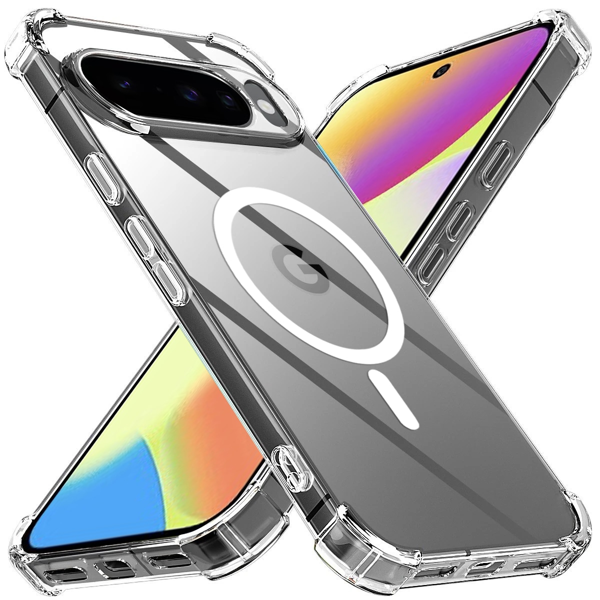 Hibrid tok Techsuit "Shockproof MagSafe" Google Pixel 10 / 10 Pro készülékekhez - clear