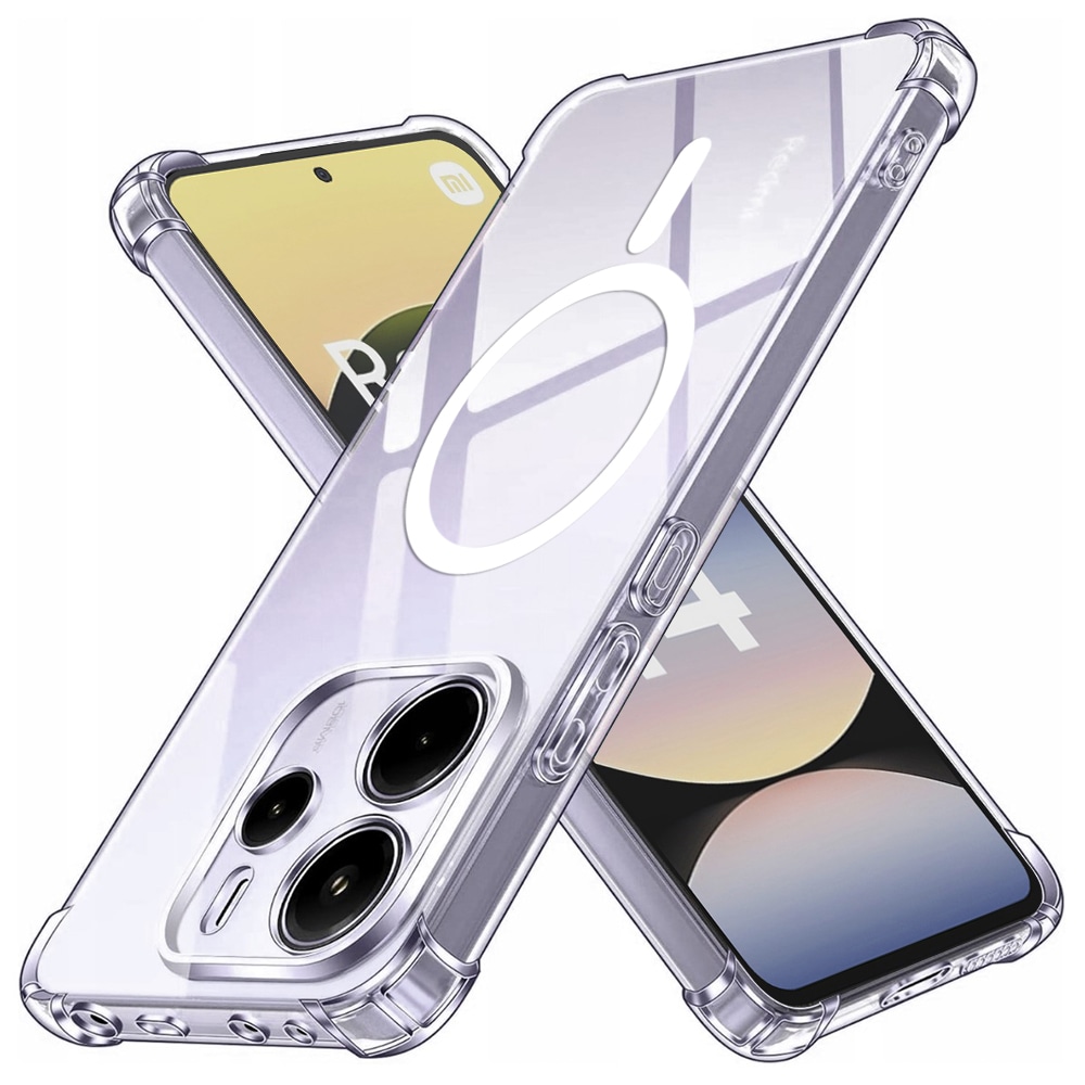 Hibrid tok Techsuit "Shockproof MagSafe" Xiaomi Redmi Note 14 4G készülékekhez - clear