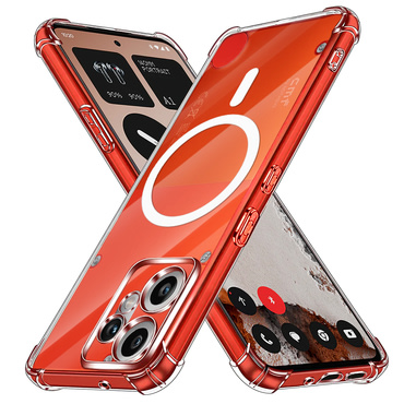 Hibrid tok Techsuit "Shockproof MagSafe" Nothing CMF Phone 2 Pro készülékekhez - clear Hibrid tok Techsuit "Shockproof MagSafe" Nothing CMF Phone 2 Pro készülékekhez - clear