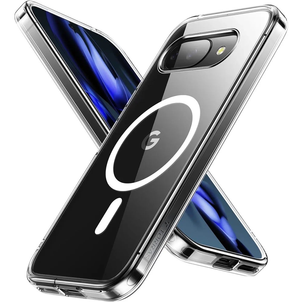 Prémium tok Torras "Diamond MagSafe" Google Pixel 9a készülékekhez - clear