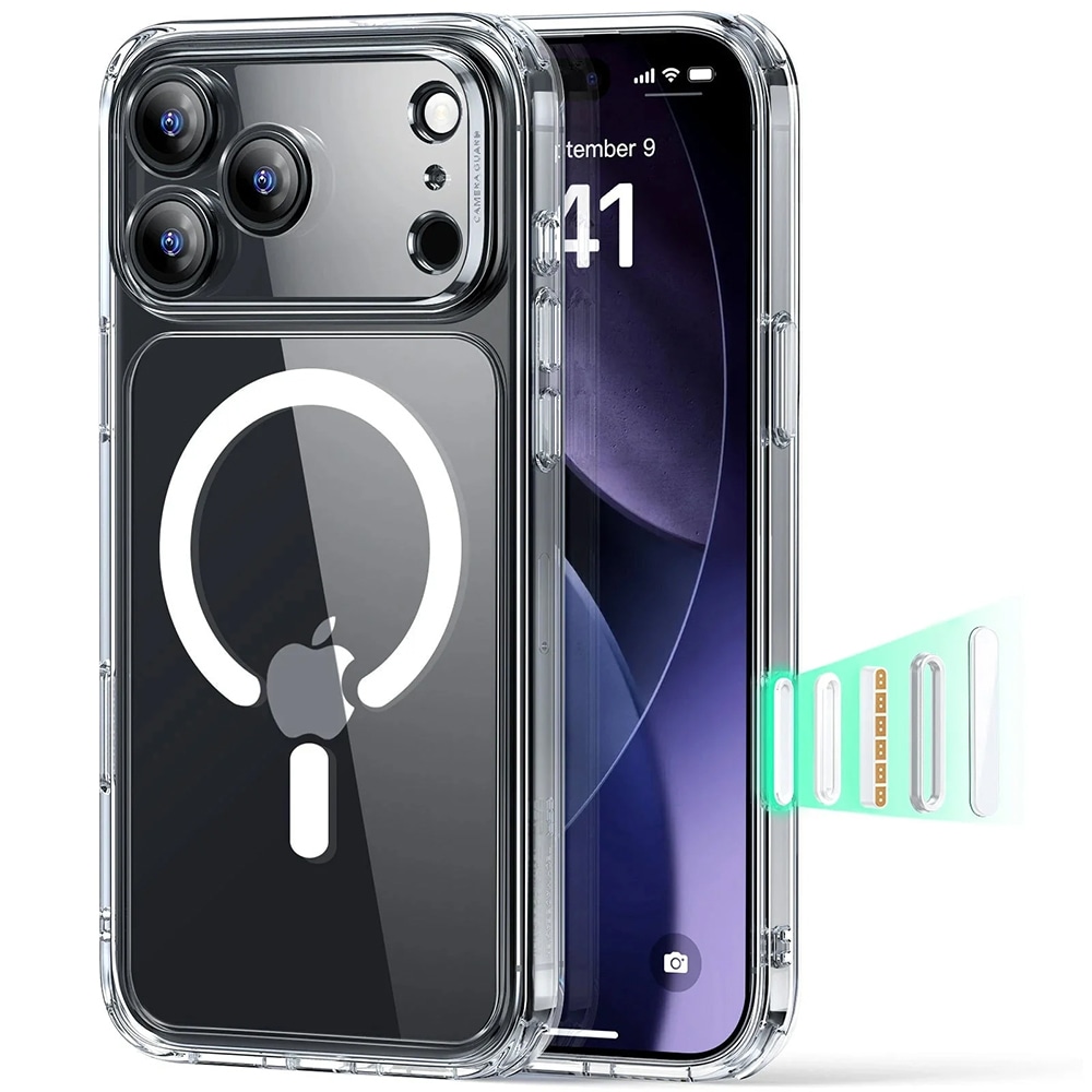Hibrid tok ESR "Classic Hybrid HaloLock" iPhone 17 Pro készülékekhez - clear
