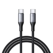 USB-C–USB-C kábel Joyroom "S-A28" 60W töltéssel és 480 Mbps adatátvitellel – 1m – fekete